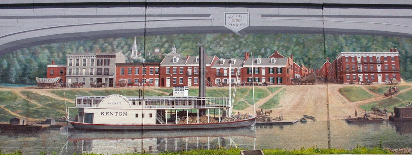 Sutton's Landing mural of 1850